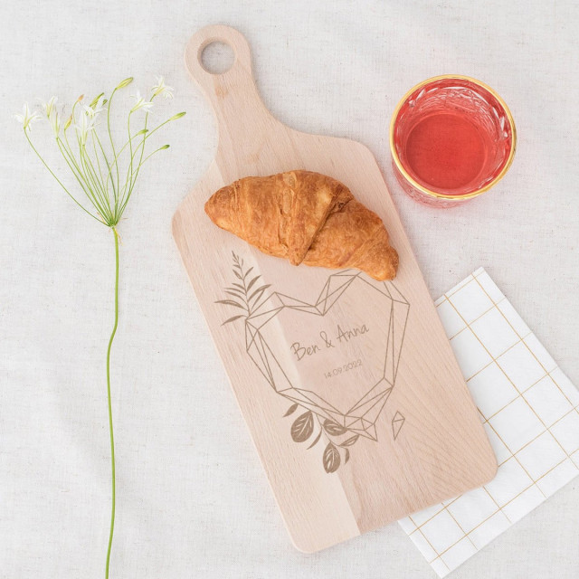 Holzbrettchen mit Gravur