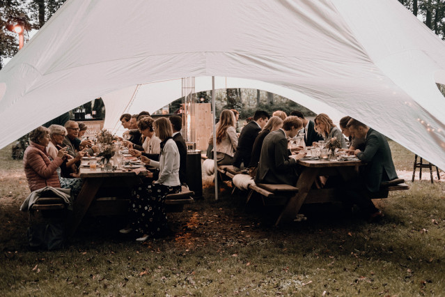 glutenvrij diner voor gasten bruiloft