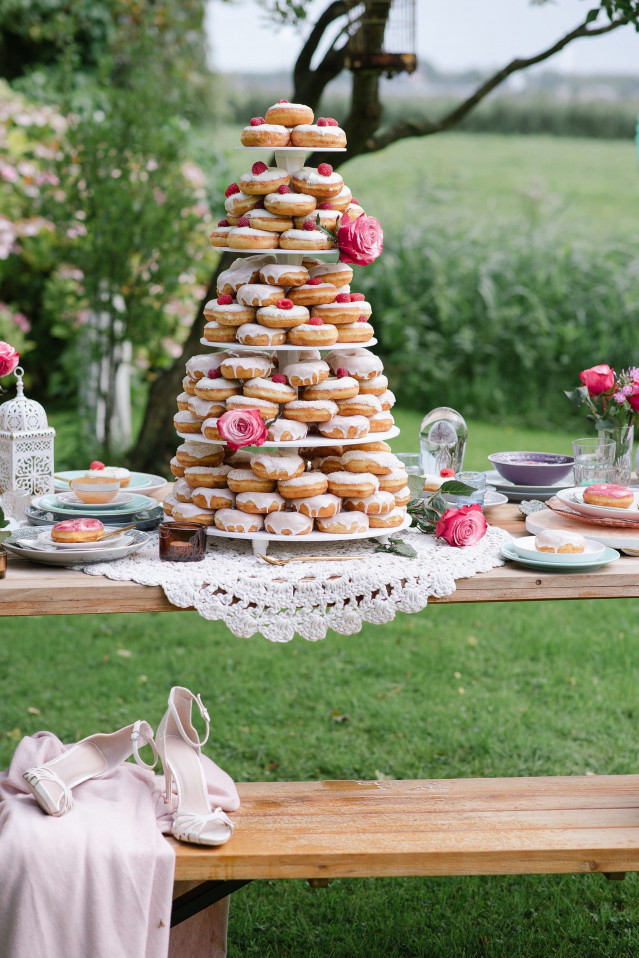 donut taart
