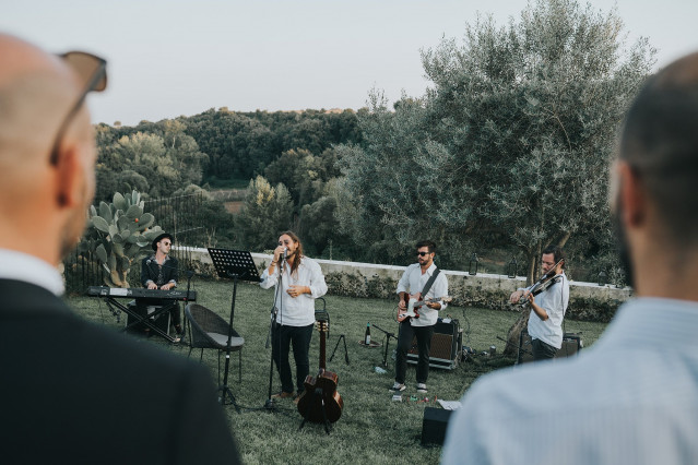 Coverband bei Hochzeit