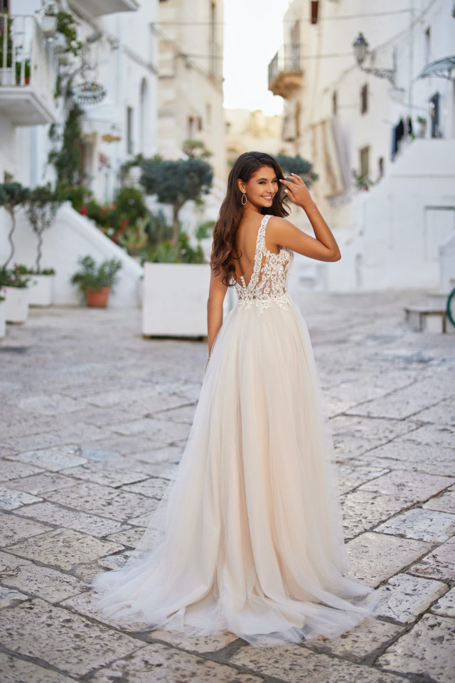 Vestido blanco.