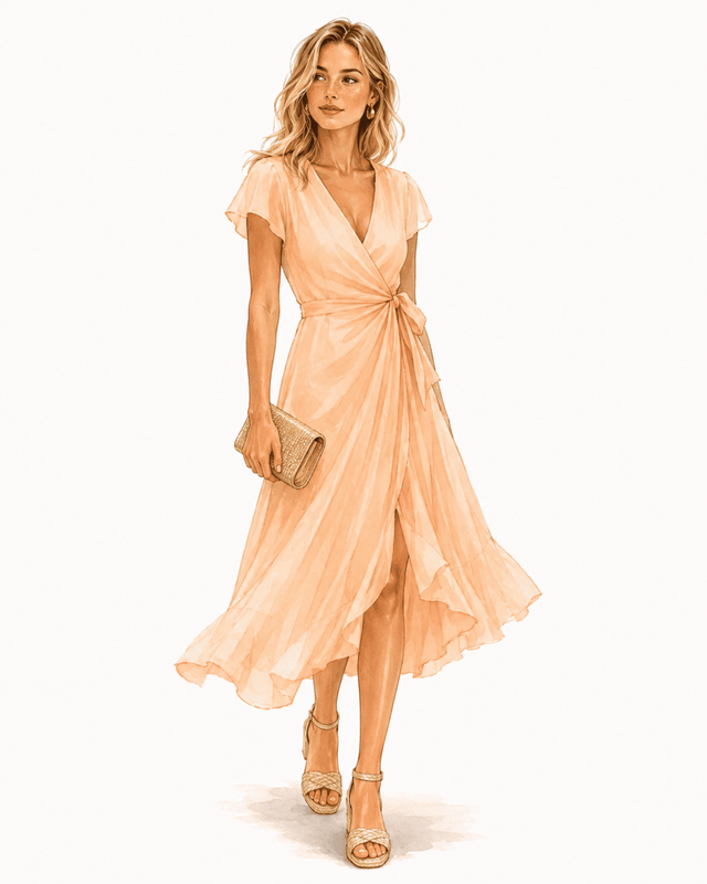outfit gast bruiloft summer chic