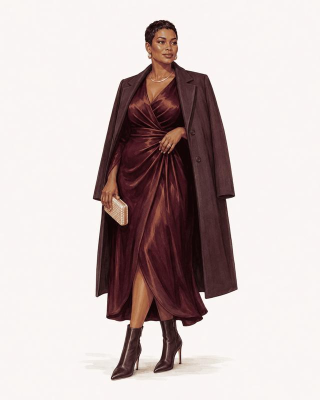 outfit winter dames bruiloft