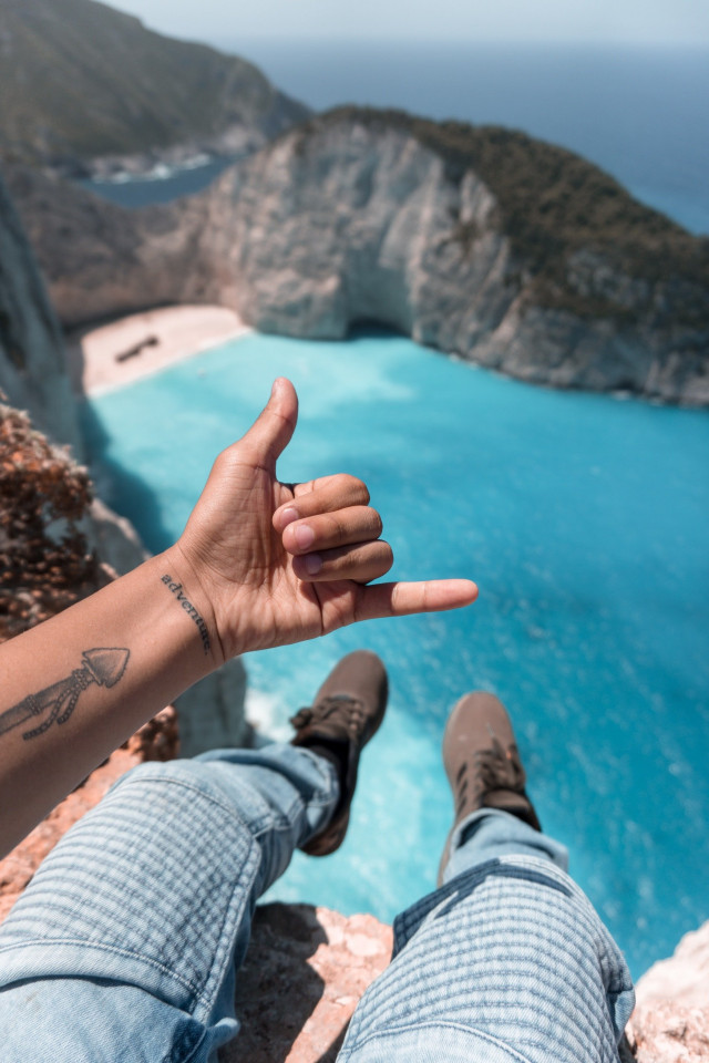 Shipwreck beach Zante