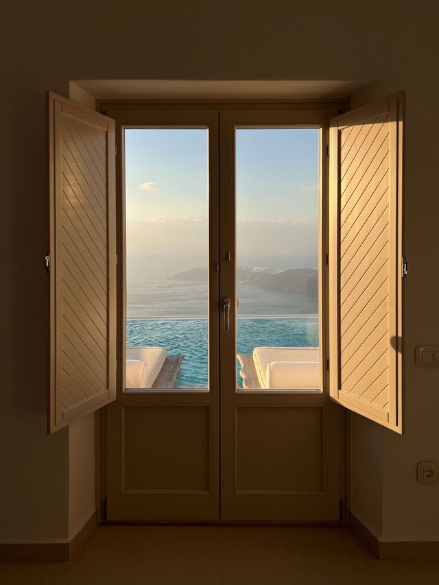 Reiseziel für JGA - Ausblick aus dem Fenster aufs Meer