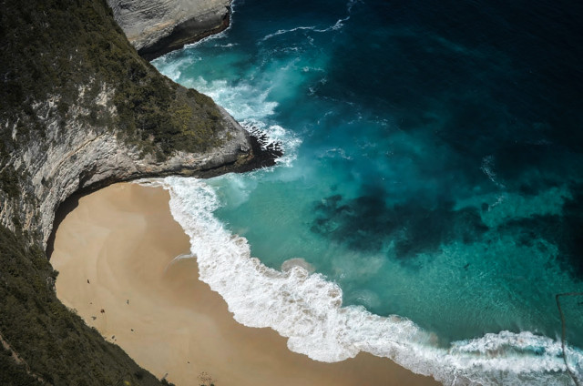 Stand und Ozean in Bali