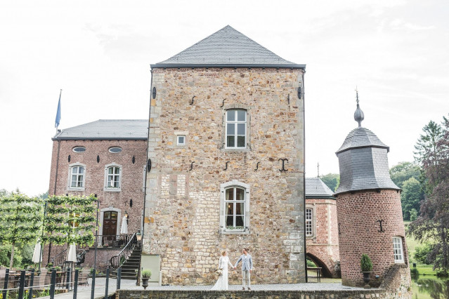 Historisch kasteel als trouwlocatie, buitenaanzicht