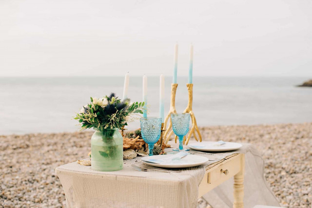 décoration de mariage sur la plage