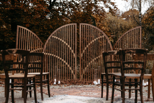 mariage en automne cérémonie