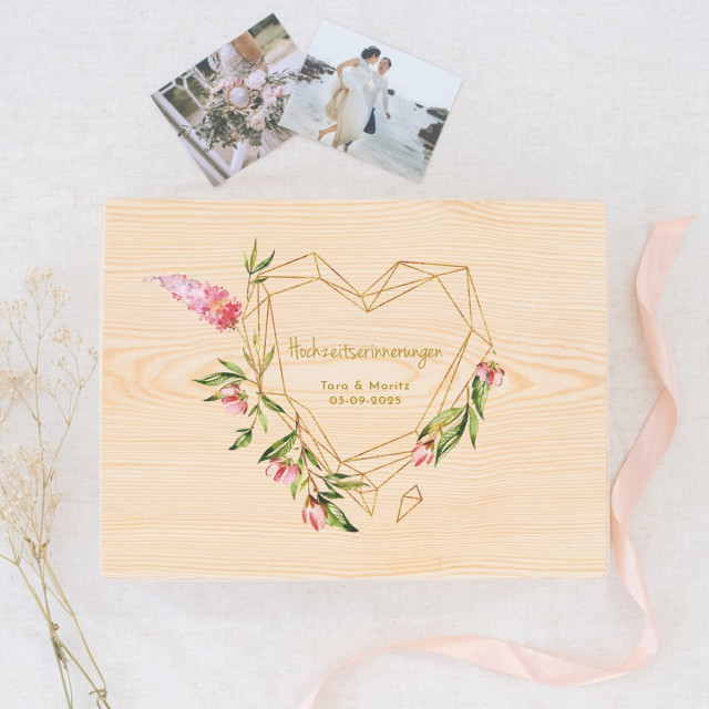 Erinnerungsbox für die Hochzeit
