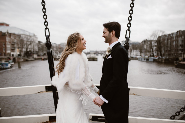bruiloft in hartje amsterdam
