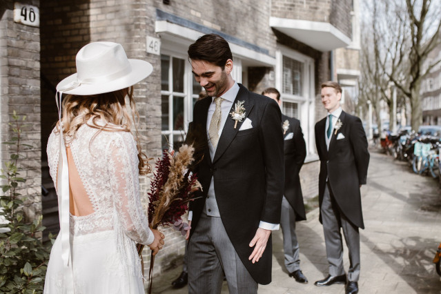bruiloft met white tie