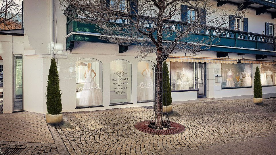 Trouwjurk van Brautmoden Tegernsee impressie 