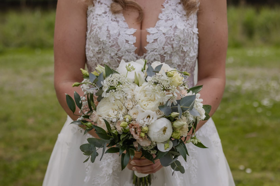 Bruidsboeket van Event Flower details