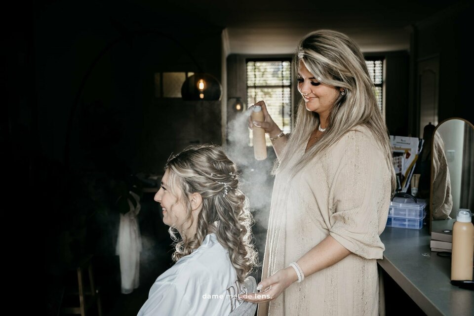 Bruidsmake-up door Bruidsstyliste Lisanne impressie