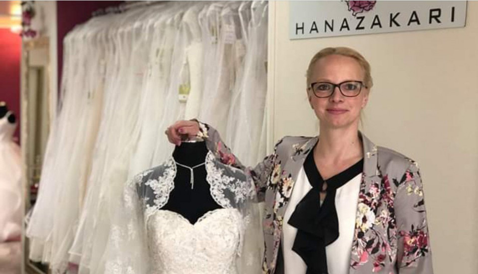 Trouwjurk van Hanazakari Brautboutique overzicht