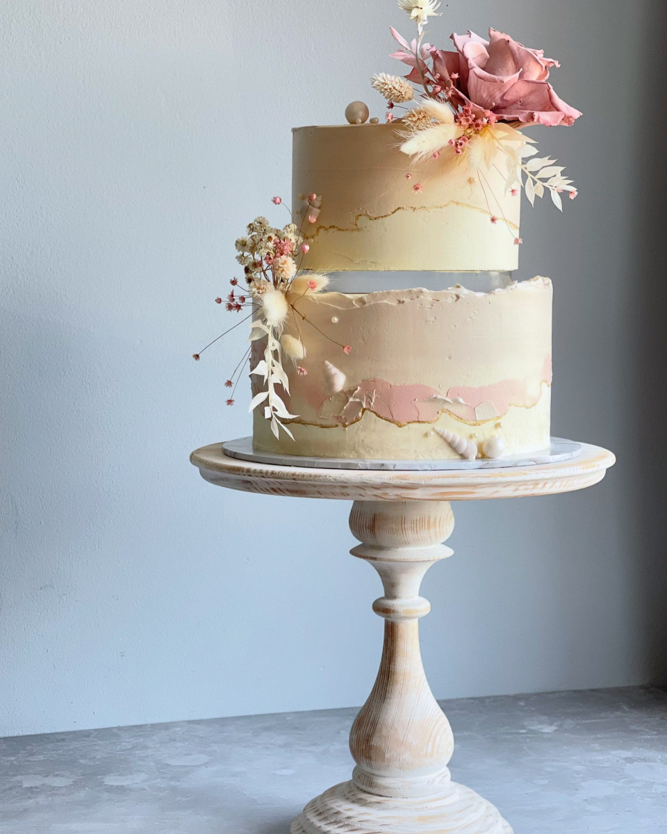 Bruidstaart van Het Blije Bakkertje impressie 