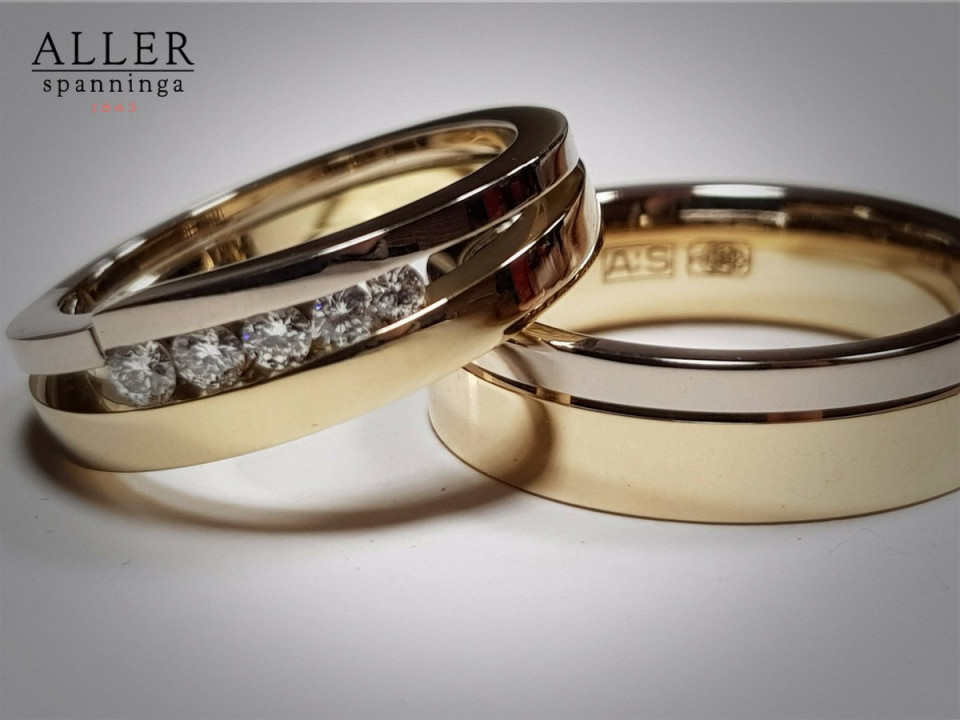 Trouwringen van Juwelier van Arensbergen Malden details