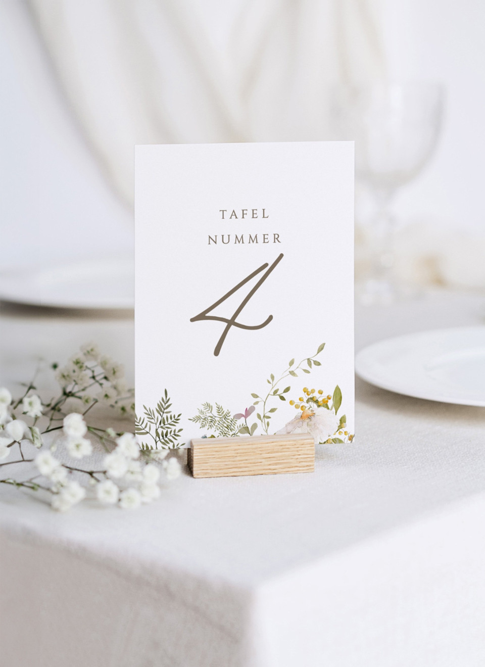 tafelnummers - bloemen - tafelnummers - tafelnummers - tafelnummers - tafel