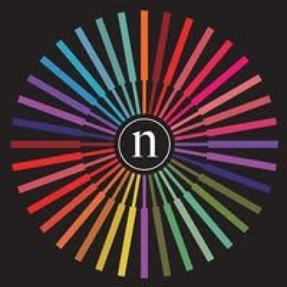 het nummer één in het midden van de cirkel