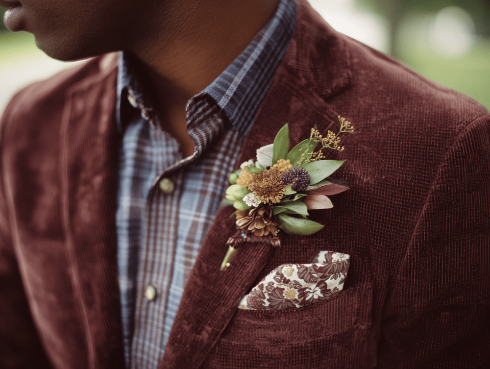 Colored and patterned suits