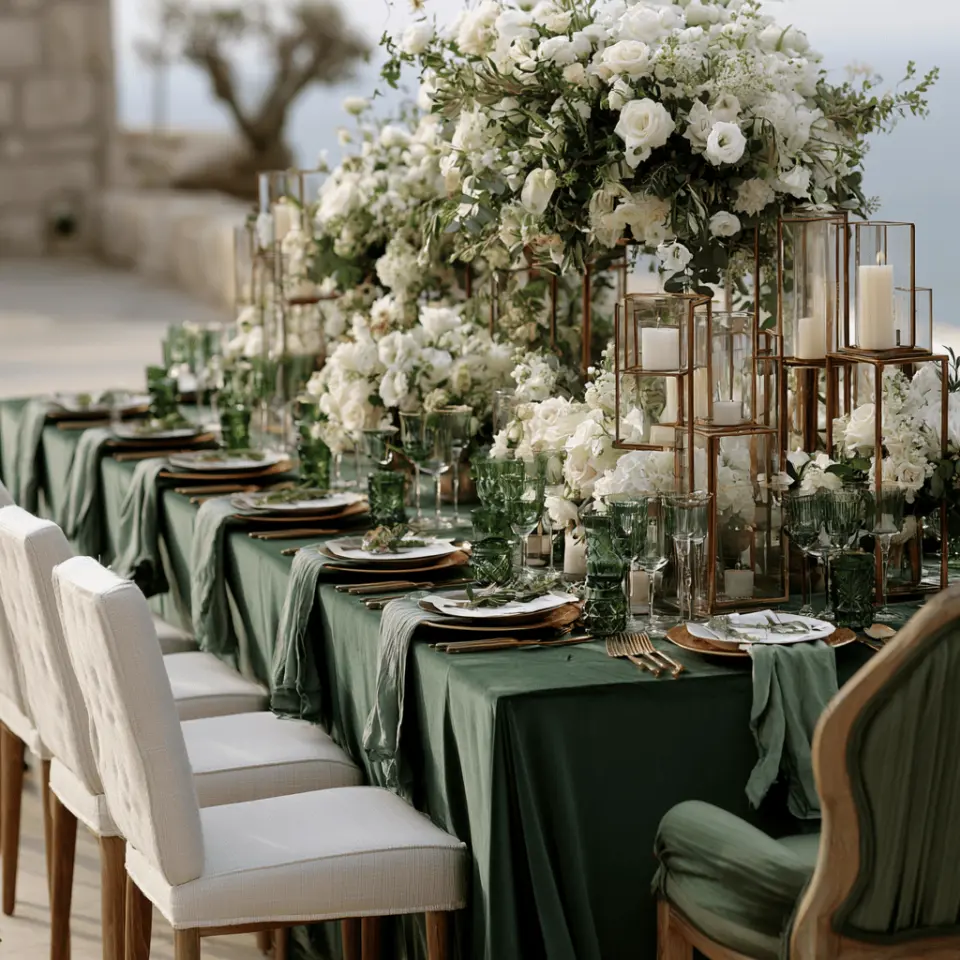 Emerald Green Wedding Ideas: Palette & Decor