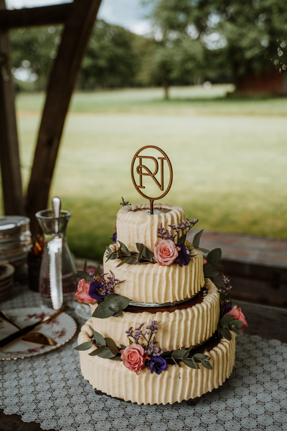 Bruidstaart van Patisserie Lars overzicht