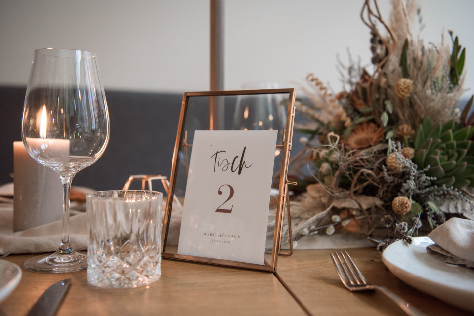 Tischkarten für den Herbst