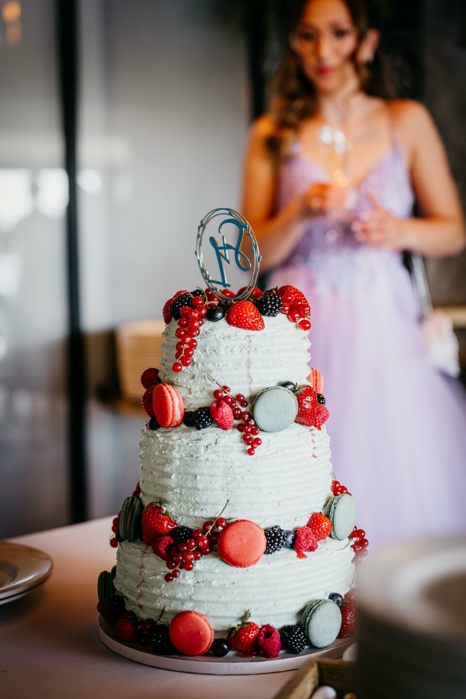 Bruidstaart van Baksels van Vera impressie