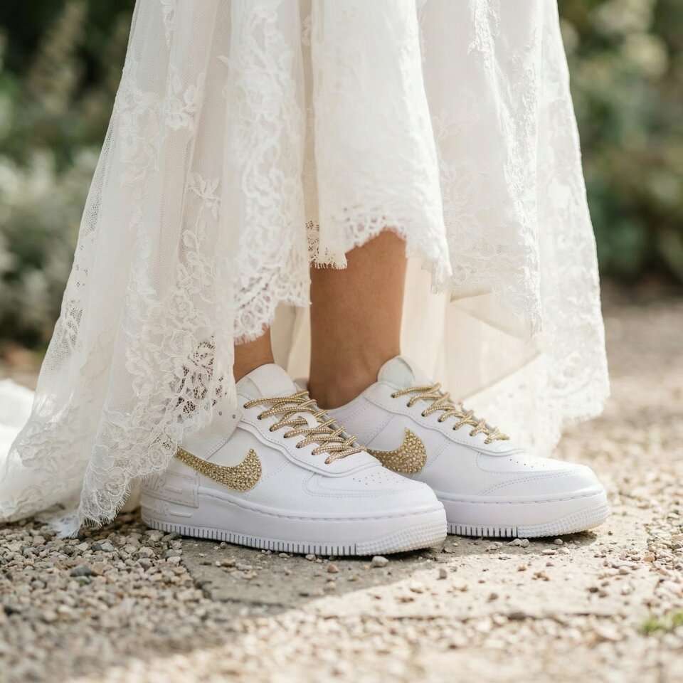 Bruidsschoenen van Julescustomizedkicks overzicht