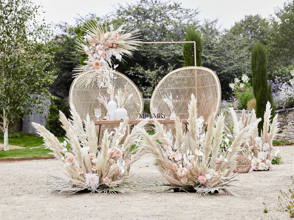 Pampasgras Zweige natur A Touch of Pampas Ginger Ray