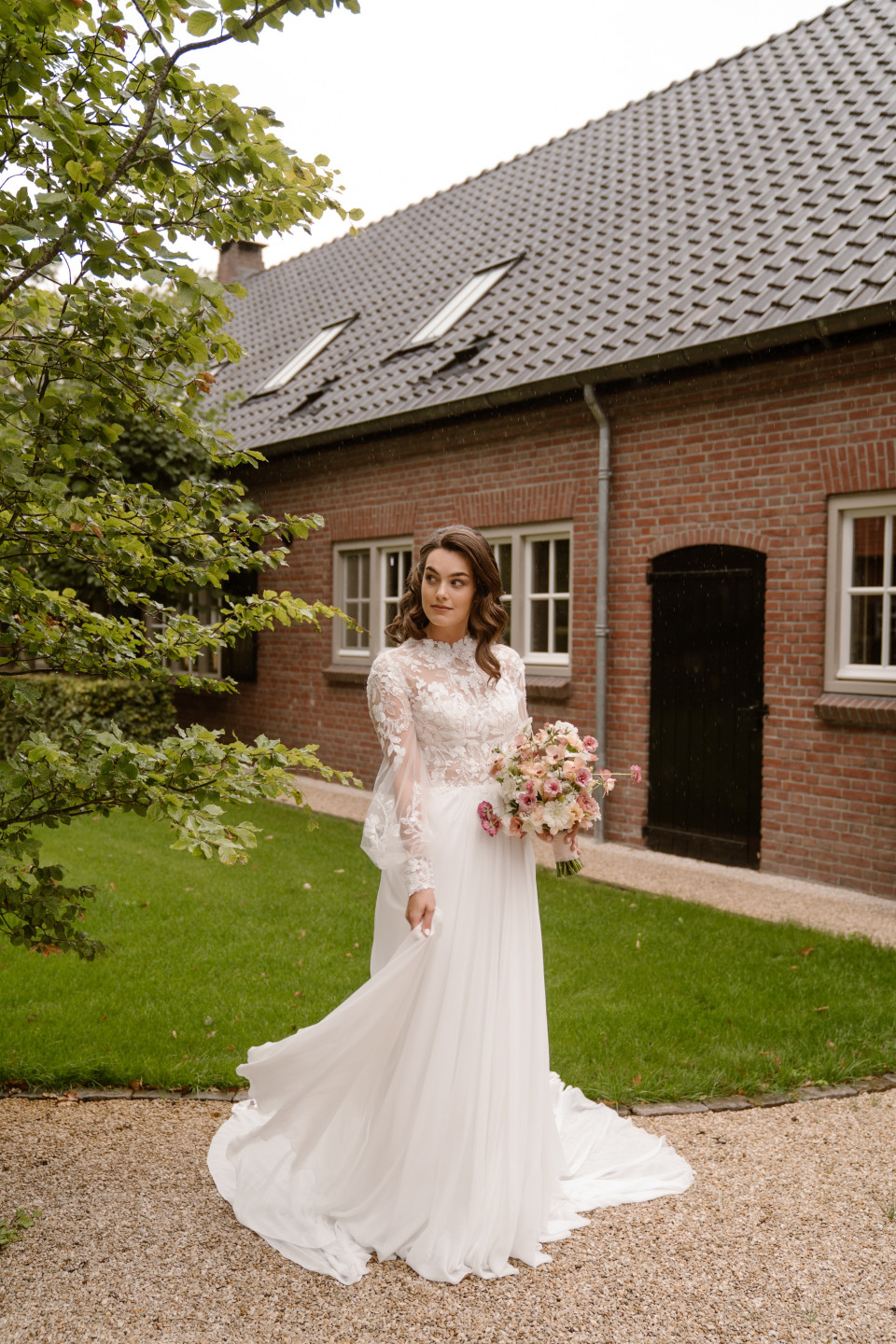 Trouwjurk van Atelier Speksnijder details