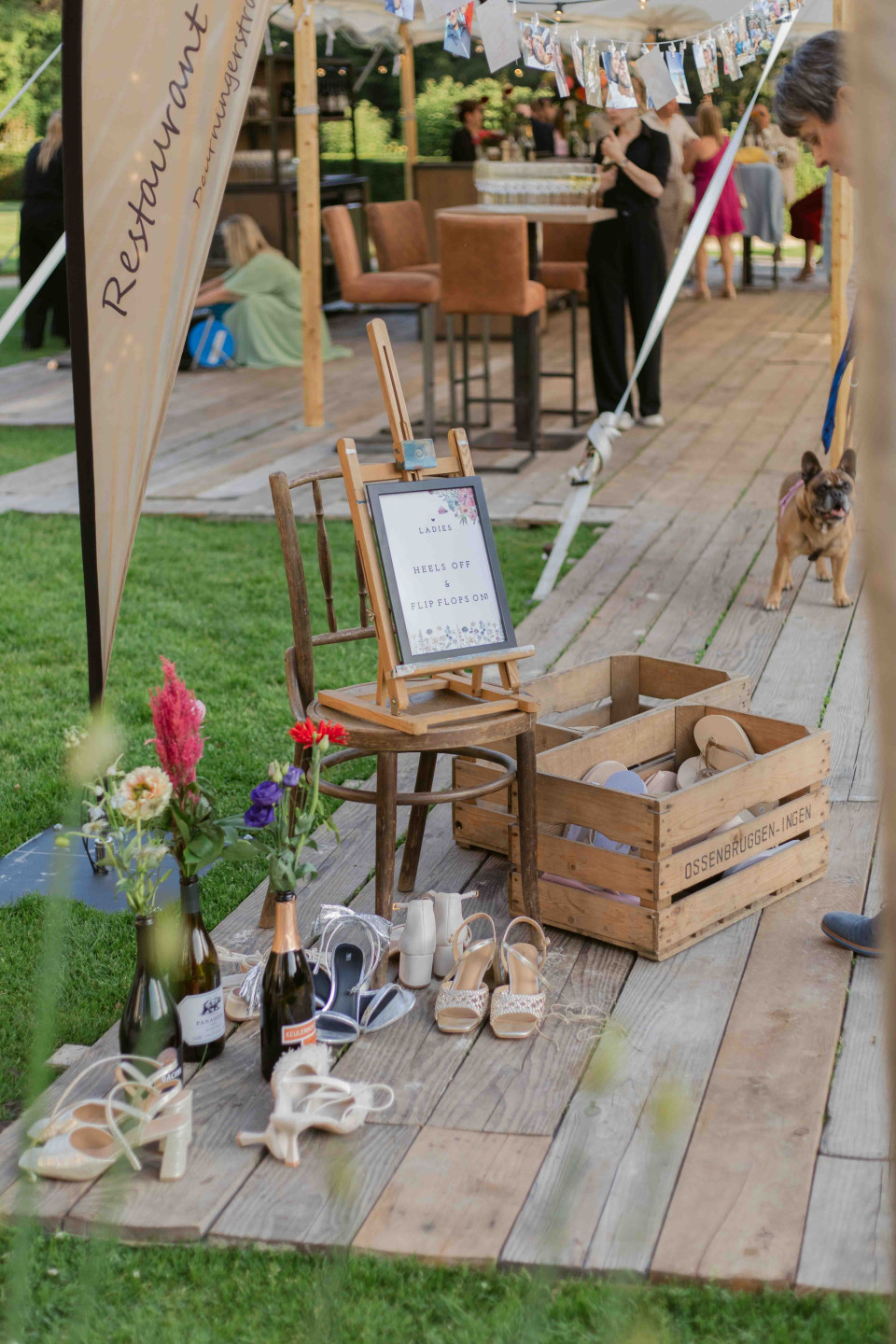 Slippers voor de dans vloer