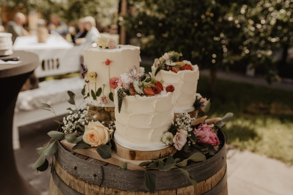 Bruidstaart van Enjoy-Cakes overzicht