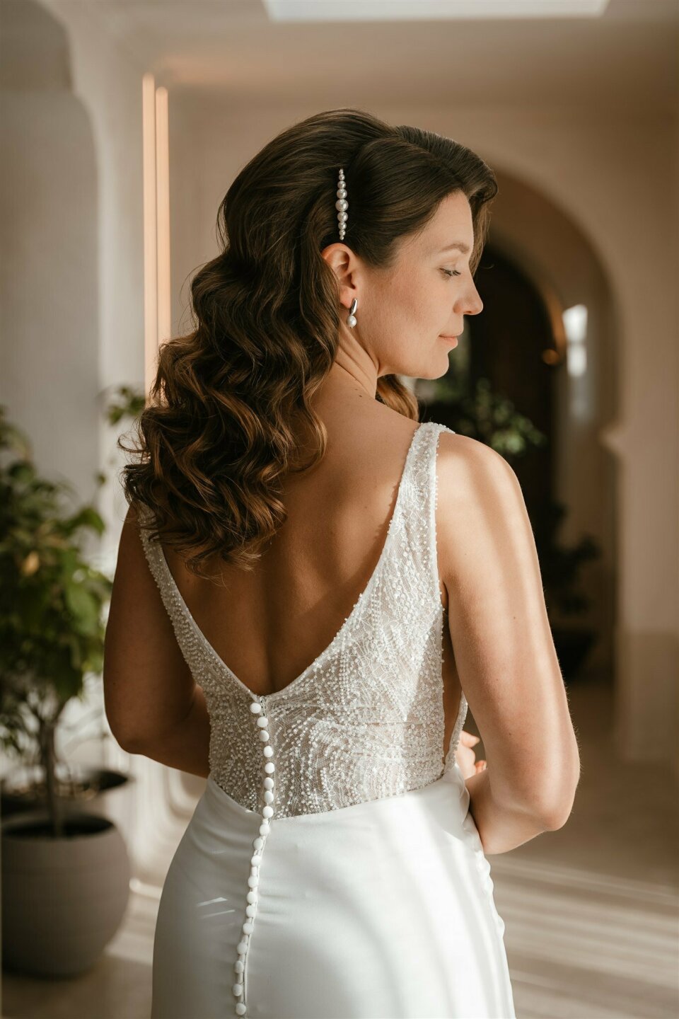 Trouwjurk van Atelier Speksnijder details