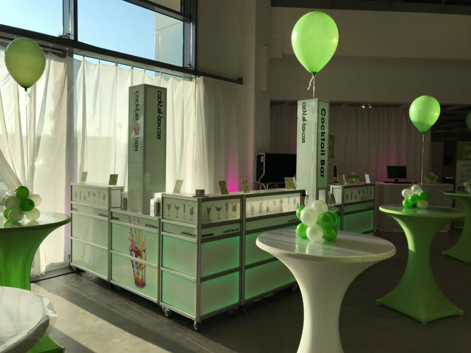 Catering van cocktail-box details