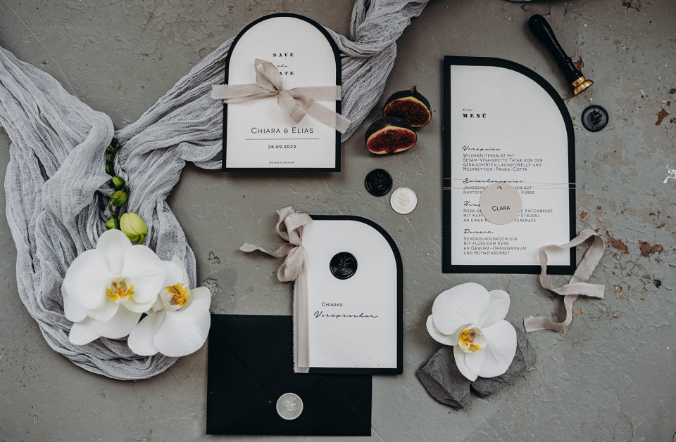 Trouwkaarten van Artful September - Papeteriedesign impressie 4