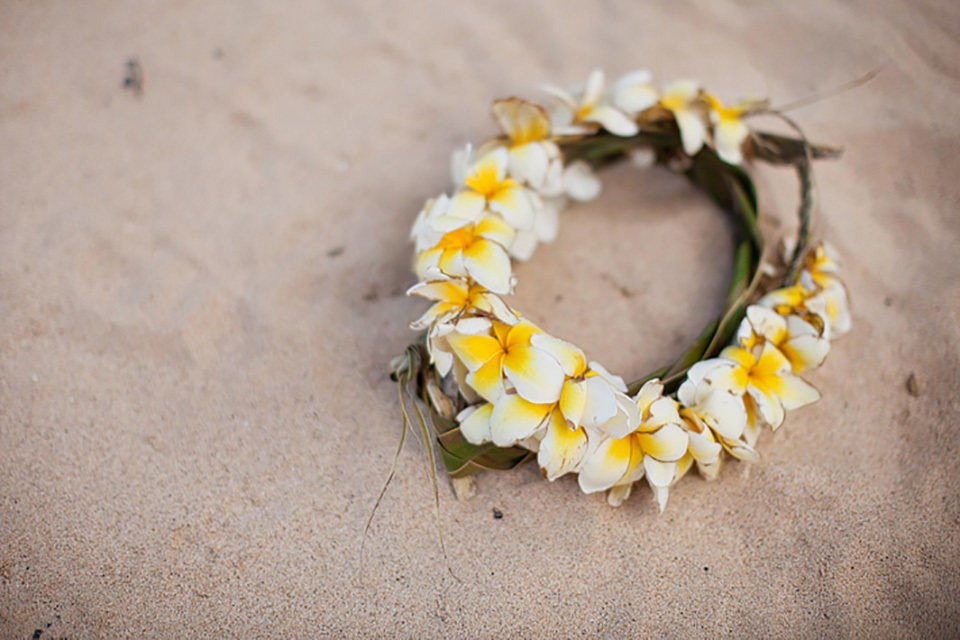 Hawaïaanse trouwbloemen
