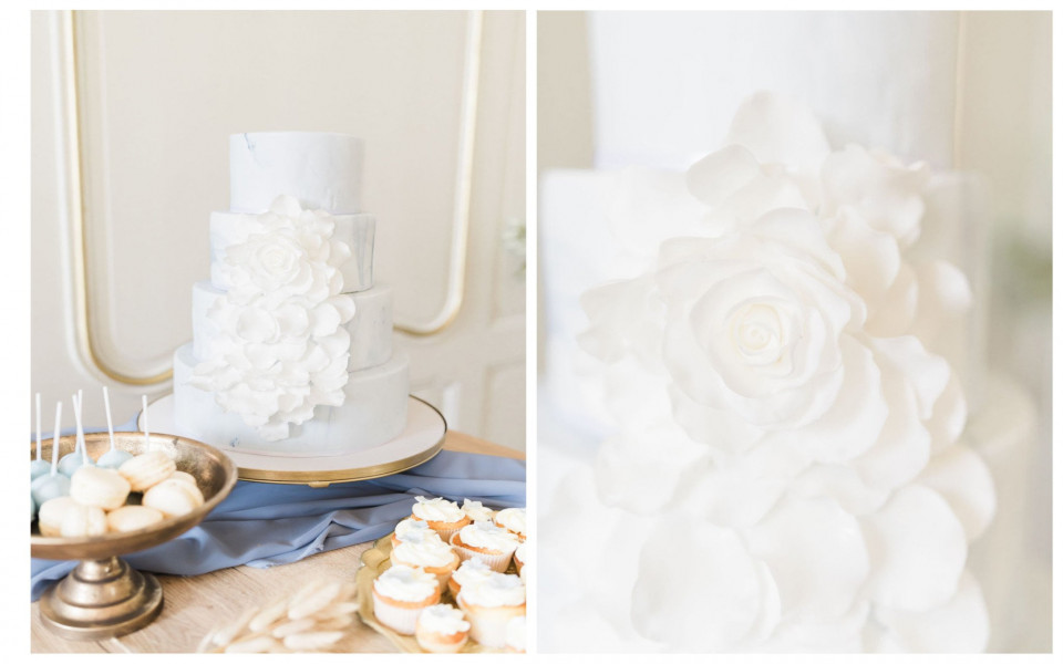 Bruidstaart van Perfect Pastry details