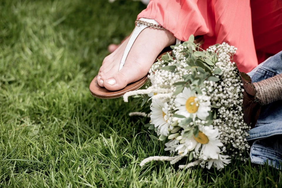 Sandalen op je bruiloft
