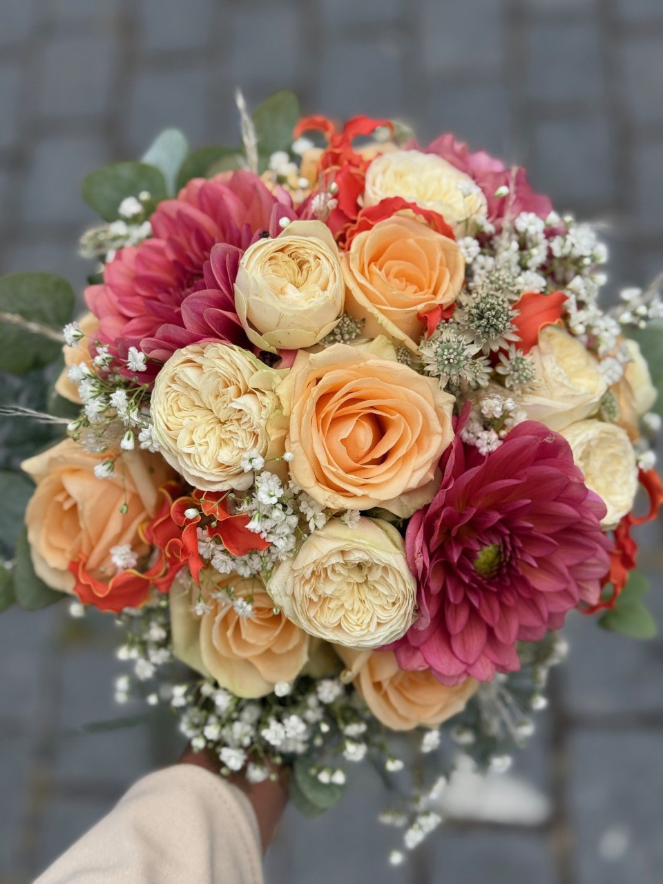Bruidsboeket van Flowers by Anoes impressie 2