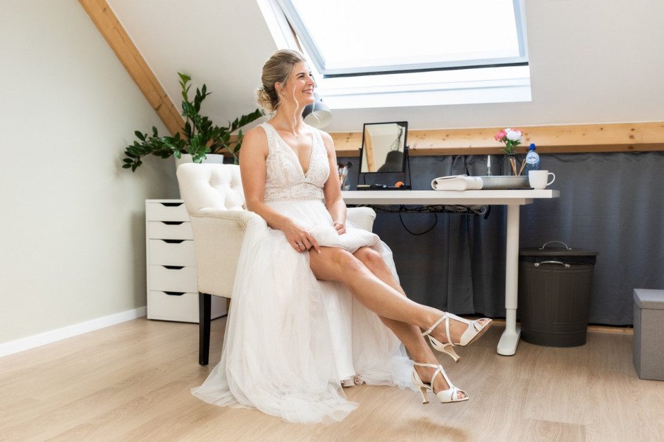 Trouwfotograaf First Look Fotografie impressie 