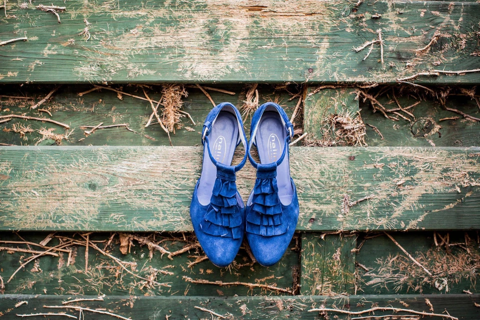 Gekleurde trouwschoenen