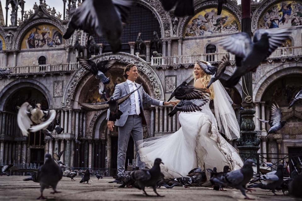 Venetiaanse bruiloftsfotograaf