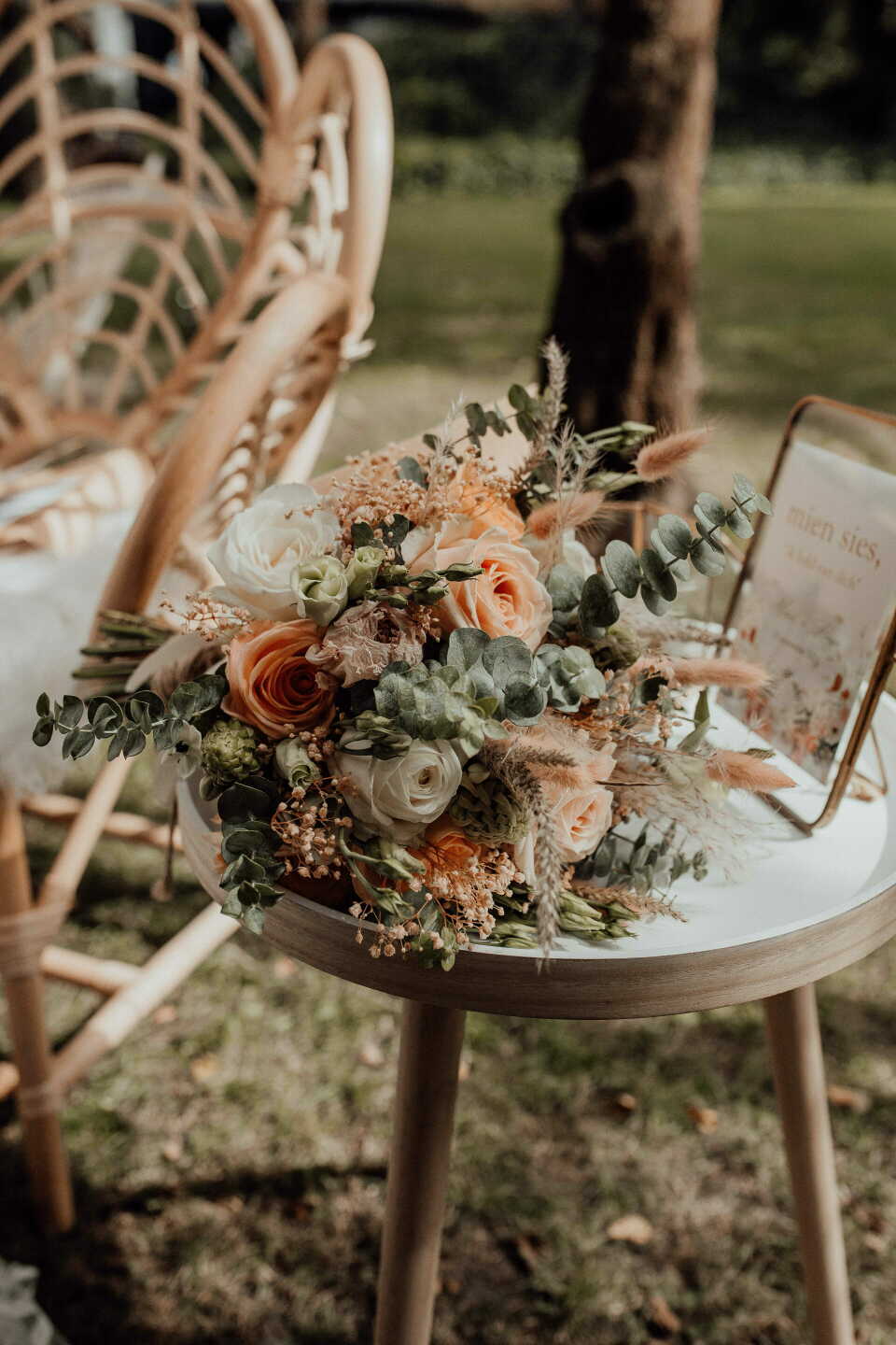 Bruidsboeket van Witveld Bloembinders impressie