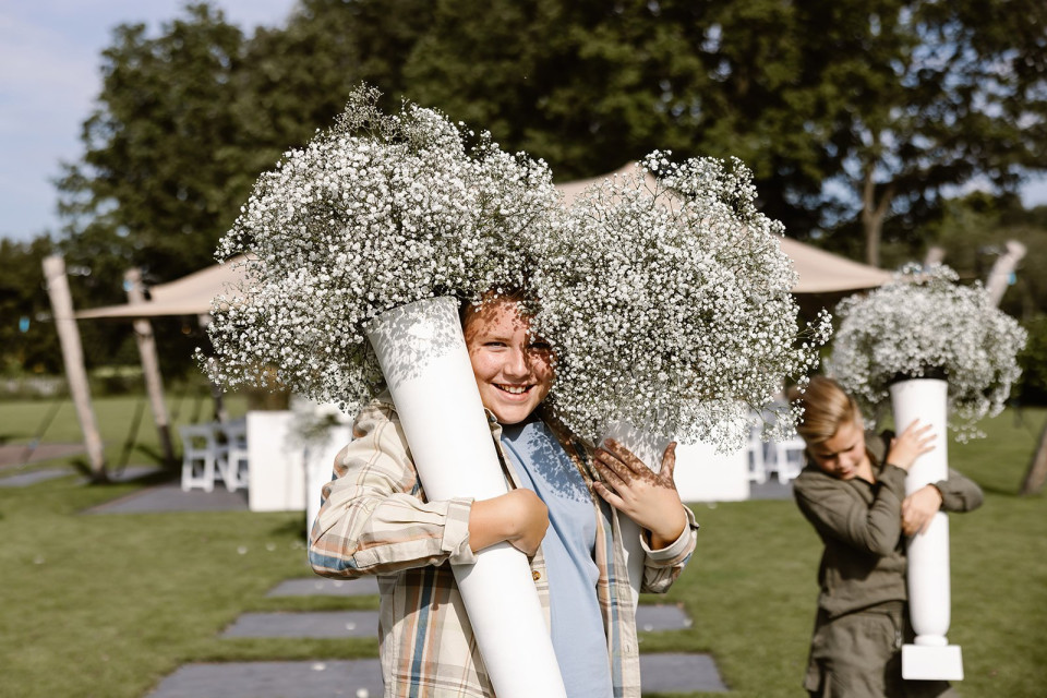 Bruidsboeket van Puro Fiori overzicht