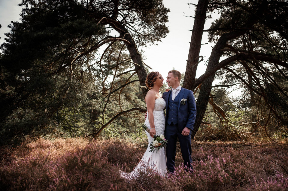 trouwfotograaf op de heide