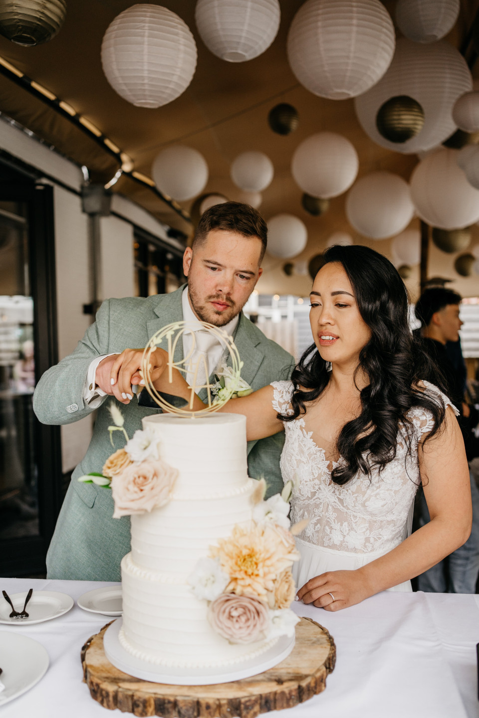 Bruidstaart van Sugarlips Cakes impressie 3