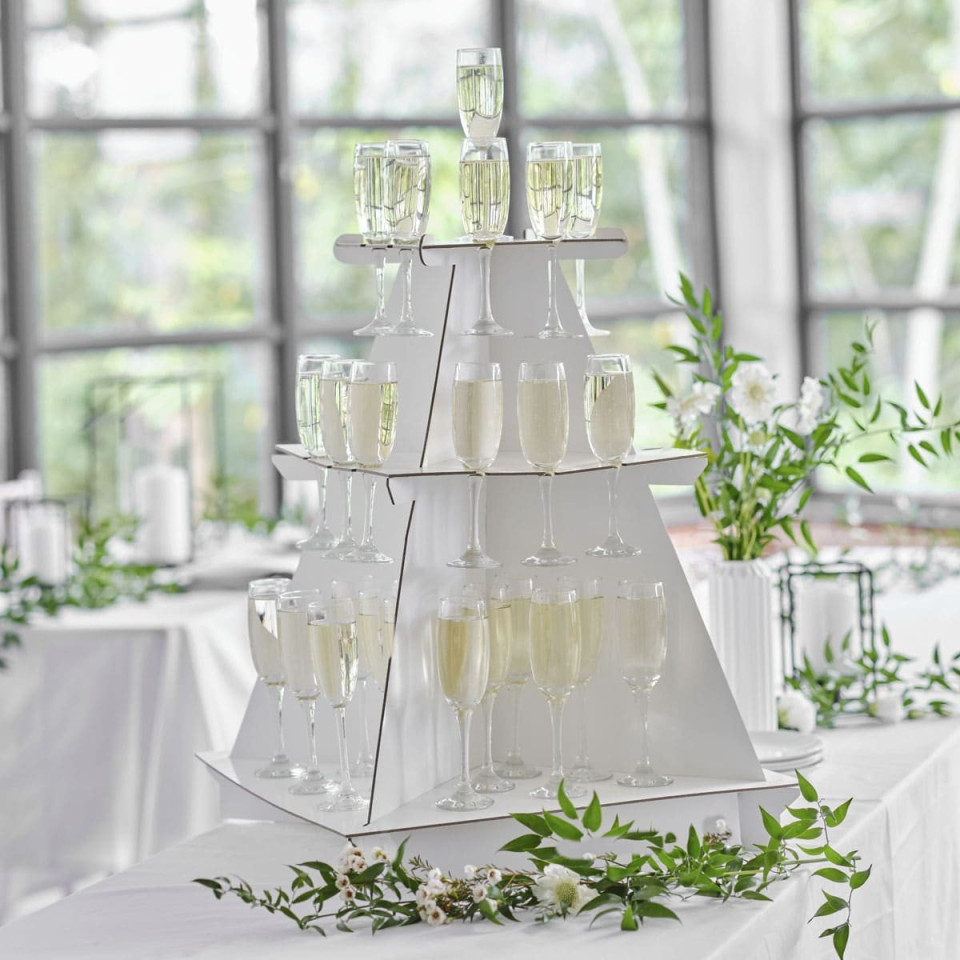 Prosecco-Standardturm Zeitgenössische Hochzeit Ginger Ray