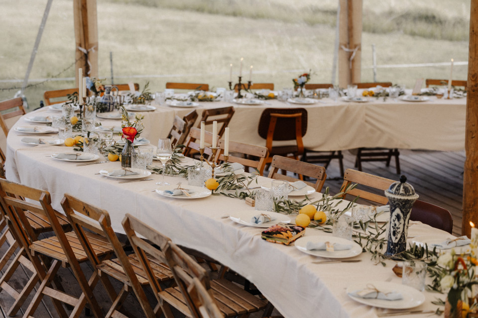 Decoratie regelen bij Tabernakel Tenten